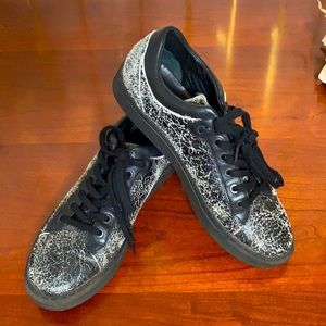 All Saints Low C90 Sneaker Black Crackle